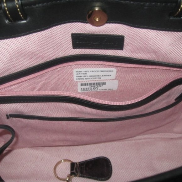 Dooney & Bourke Double Strap Tassel Bag - Picture 3 of 5